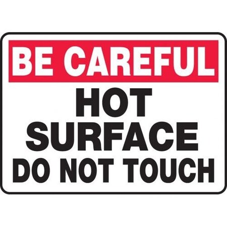 Safety Sign  BE CAREFUL  HOT SURFACE MWLD909VA